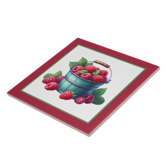 Carreau Cute Raspberry cuisine artisanale (Côté)