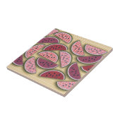 Carreau Cute Retro Watermelons (Côté)