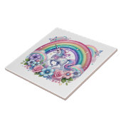 Carreau Cute tiled unicorn lovers  (Côté)