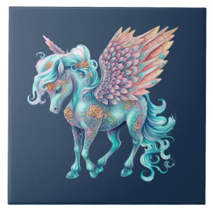 Carreau Cute unicorne imaginaire artisanal