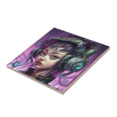 Carreau Cyborg Femme Science-Fiction (Côté)