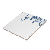 Carreau D2 - Tuile murale de panier de Delft - D2 (Côté)