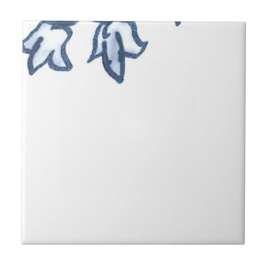 Carreau D6 - Tuile murale de panier de Delft - D6 (Devant)