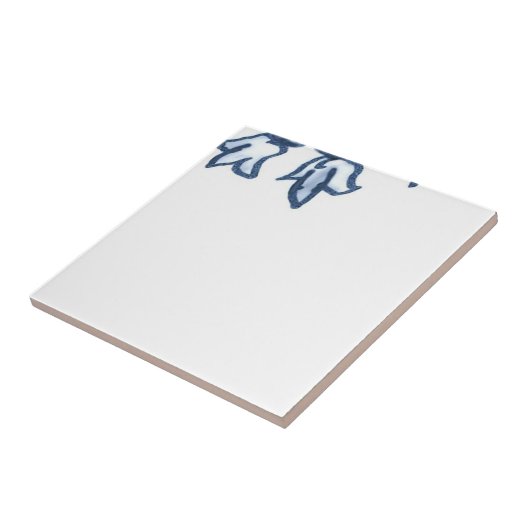 Carreau D6 - Tuile murale de panier de Delft - D6 (Côté)