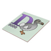 Carreau D est pour la dronte (Côté)