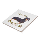 Carreau Dachshund Love (Côté)