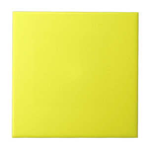 Carreau Daffodil Jaune Couleur solide Classic Elegant