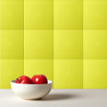 Carreau Daffodique solide jaune<br><div class="desc">Design jaune jonquille couleur solide.</div>