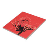 Carreau dahlia duo (Côté)