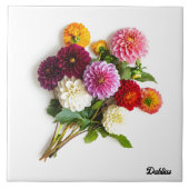 Carreau Dahlias (Devant)
