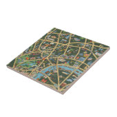 Carreau Daily Telegraph décrivent la carte de Londres (Côté)