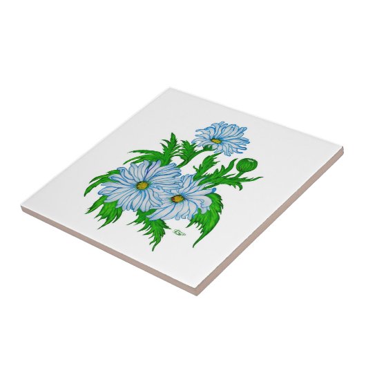 Carreau Daisies flowers (Côté)