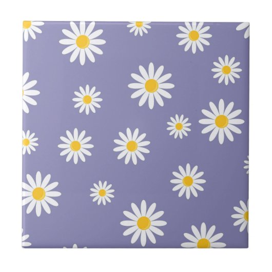 Carreau Daisy Meadows violet (Devant)