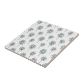 Carreau Daisy Pastel Art en Ligne Rayée (Côté)