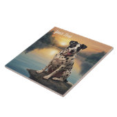 Carreau Dalmatien par lac (Côté)