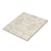 Carreau Damas beige doux (Côté)