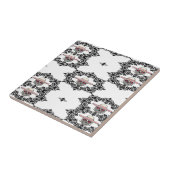 Carreau Damas et crâne (Côté)