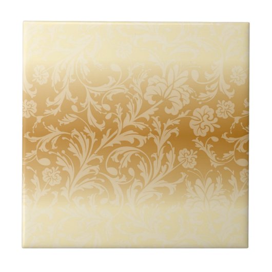 Carreau Damask doré (Devant)