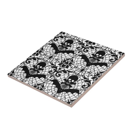 Carreau Damassé de Halloween (Côté)