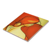 Carreau Dame De Goût En Orange (Côté)