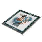 Carreau Dame élégante Art Déco (Côté)
