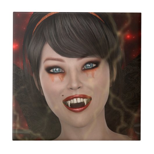 Carreau Dame Vampire (Devant)