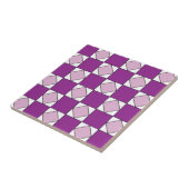 Carreau Dames Carré Violet Diamant Dames (Côté)