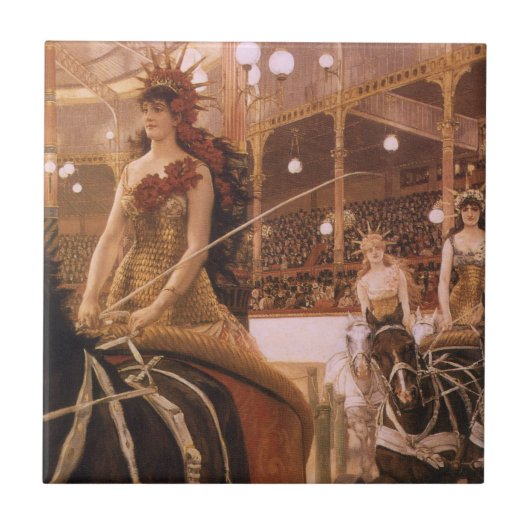 Carreau Dames des Voitures (alias Cirque) de James Tissot (Devant)