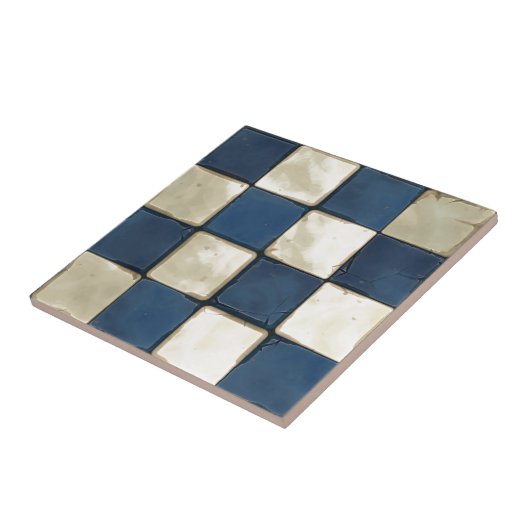 Carreau Damier en pierre (Côté)