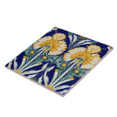 Carreau Dandelion Fleur Art Nouveau Déco Jaune Floral (Côté)