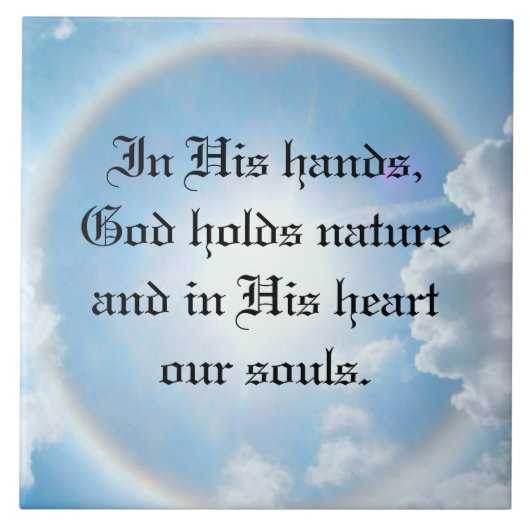 Carreau Dans des ses mains (Devant)