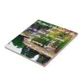 Carreau Dans la mémoire du 116:15 de psaume (Côté)