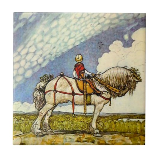 Carreau « Dans le vaste monde » de John Bauer (Devant)