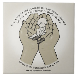 Carreau Dans les mains de Dieu