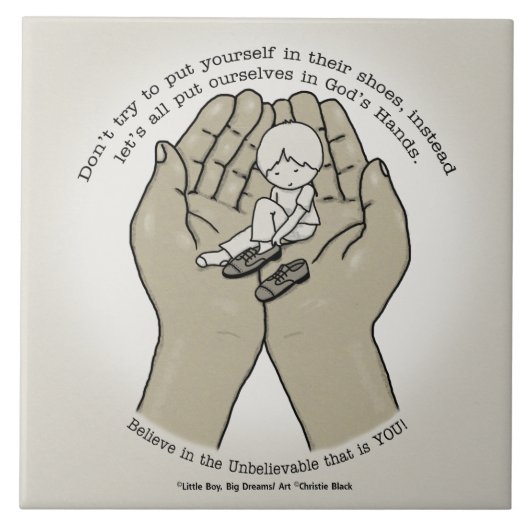 Carreau Dans les mains de Dieu (Devant)