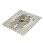 Carreau Dans les mains de Dieu (Côté)