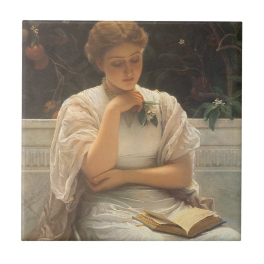 Carreau Dans l'Orangerie par Charles Edward Perugini (Devant)