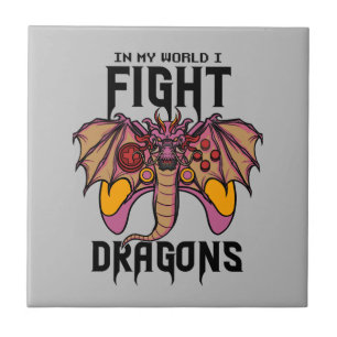 Carreau Dans Mon Monde, Je Lutte Contre Les Dragons