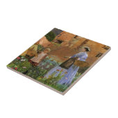 Carreau Dans un jardin à Cookham par George John Pinwell (Côté)