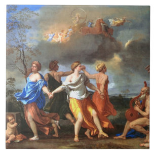 Carreau Danse à la musique du temps (par Nicholas Poussin)