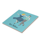 Carreau Danse à voile (Côté)