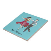 Carreau Danse à voile (Côté)