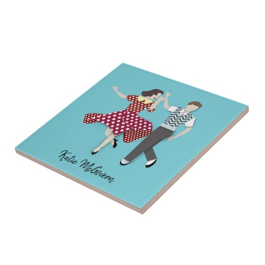 Carreau Danse à voile (Côté)