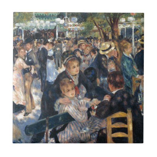 Carreau Danse au Moulin de la Galette par Renoir (Devant)