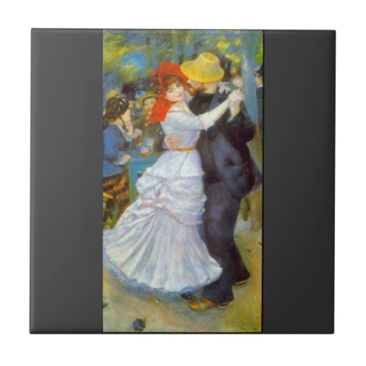 Carreau Danse chez Bougival par Pierre Renoir (Devant)