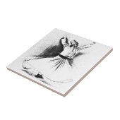 Carreau Danse de derviche de Mevlana Sufi (Côté)