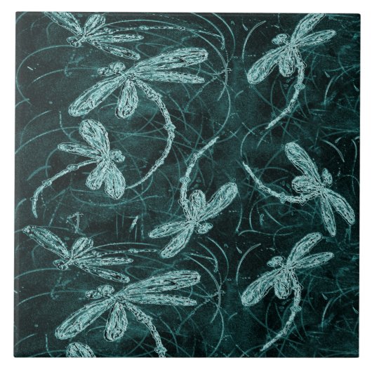 Carreau Danse Dragonfly Midnight Blue (Devant)