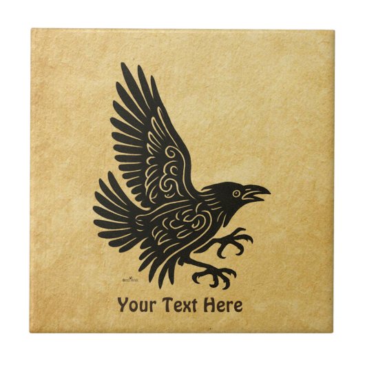 Carreau Danse Norse Raven (Devant)