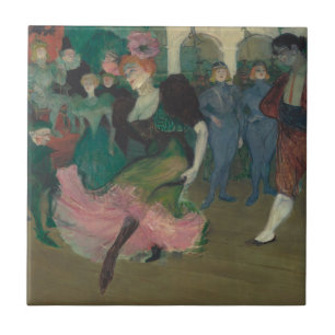 Carreau Danser le Bolero - Peinture Toulouse-Lautrec
