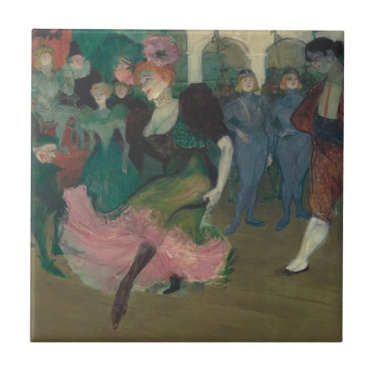 Carreau Danser le Bolero - Peinture Toulouse-Lautrec (Devant)